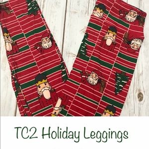 LuLaRoe Christmas Leggings TC2 NWT